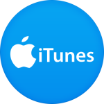 itunes logo button
